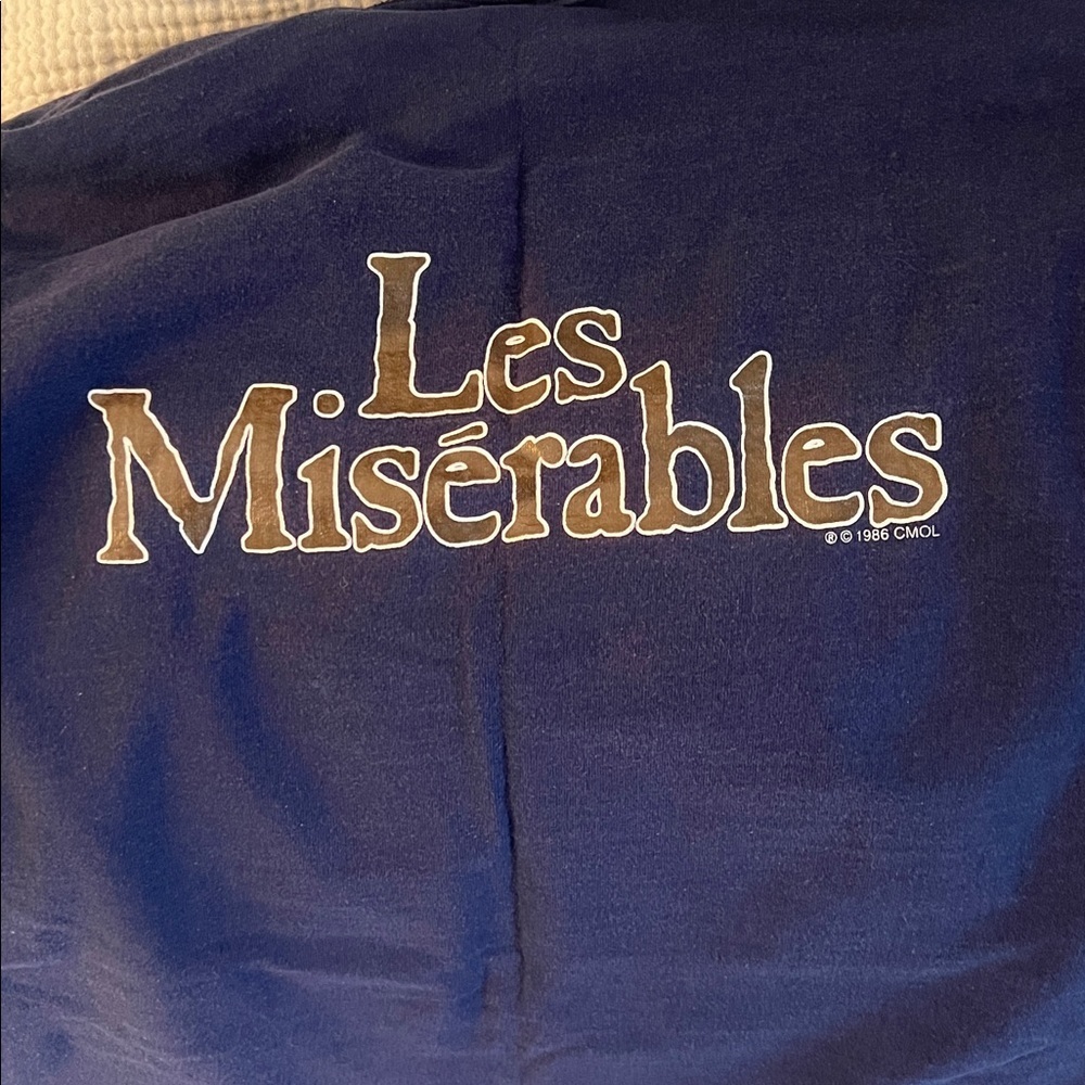 Official Les Miserables Shirt - Picture 3 of 3